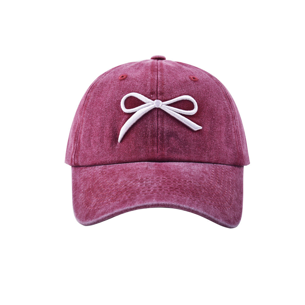 Wholesale Bow Embroidered Baseball Cap